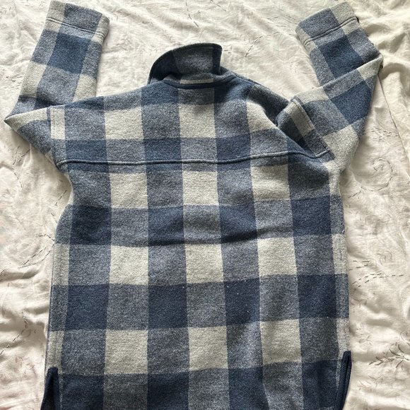 (Re)sponsible Boiled Wool Sweater Jacket in Buffalo Check - Picture 10 of 12